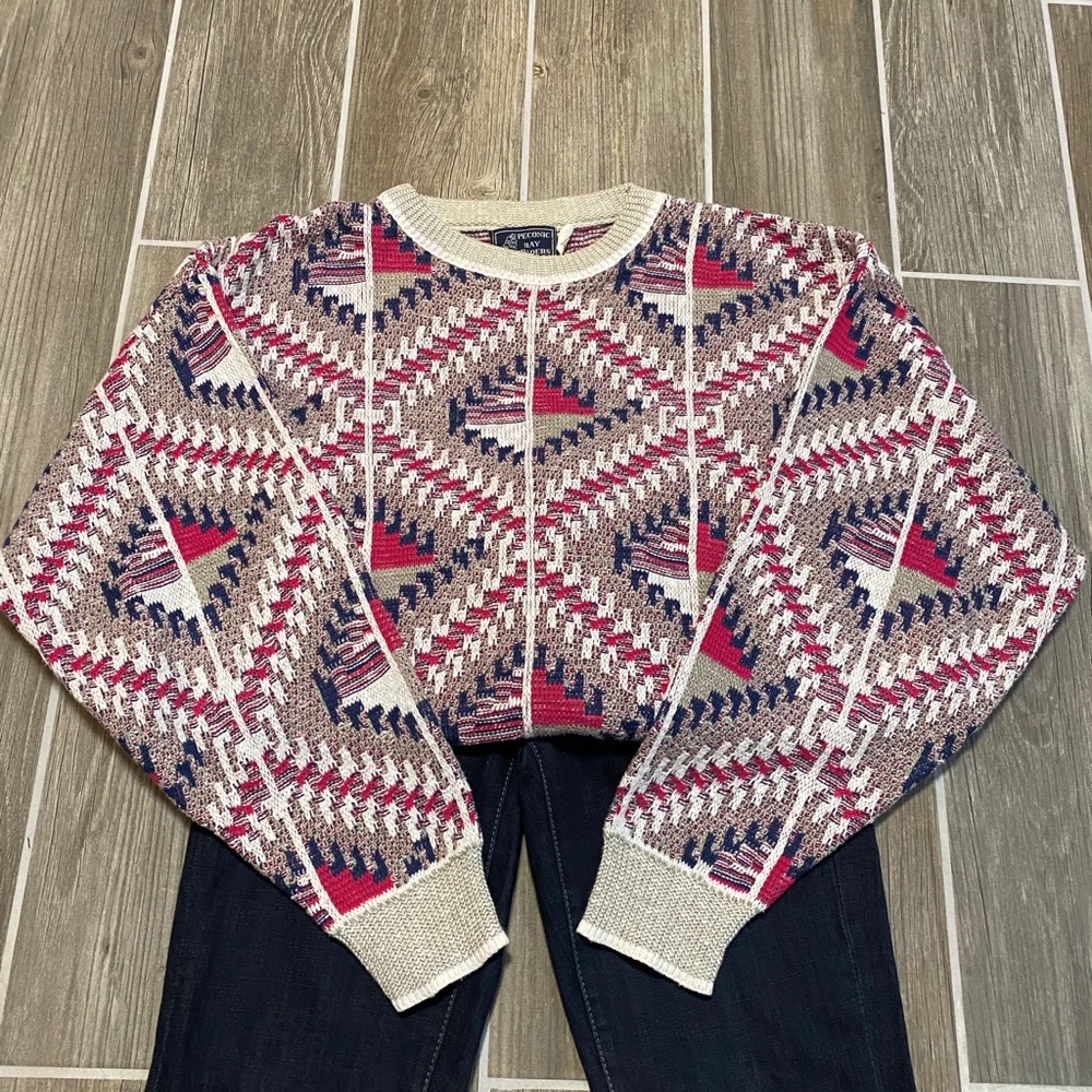 Peconic Bay Traders Vintage Sweater Size Large